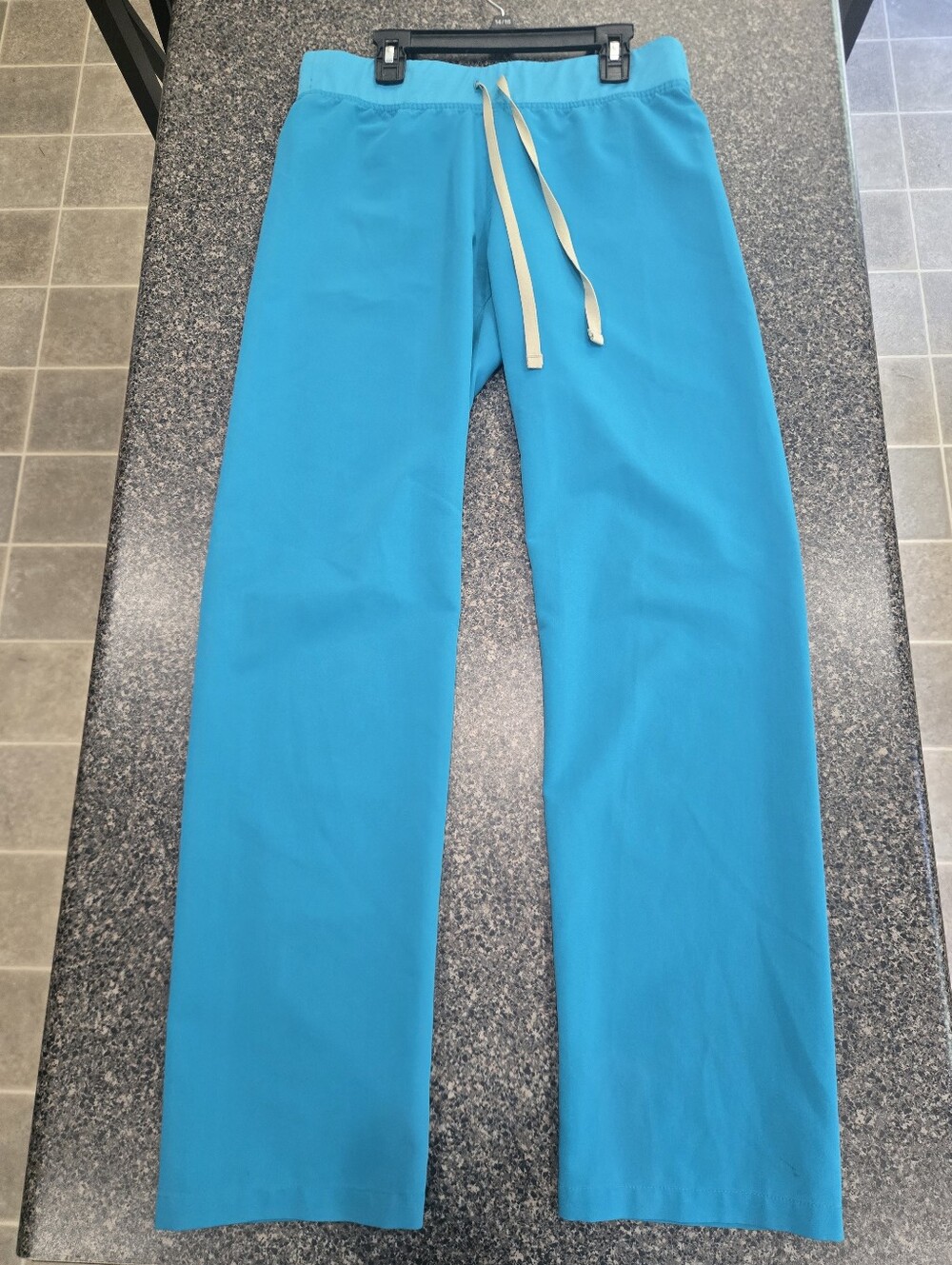 FIGS Livingston Straight Leg Teal Scrub Pants XS Technical Collection